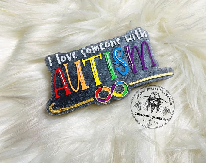 Autism Awareness Car Freshie: Neurodiversity Support, Aroma Beads (Hanging Air Freshener)