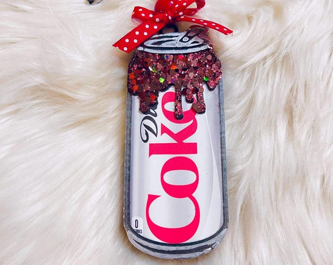 Handmade Drip Style Soda Can Freshie: Scented Car Accessory Charm