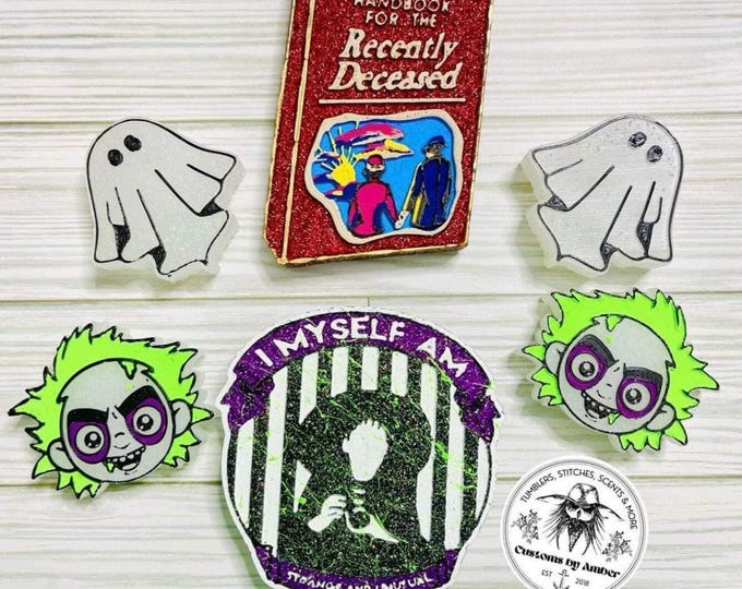 Beetle juice Freshies – Gothic Horror Scented Aroma Beads Vent Clips Combo