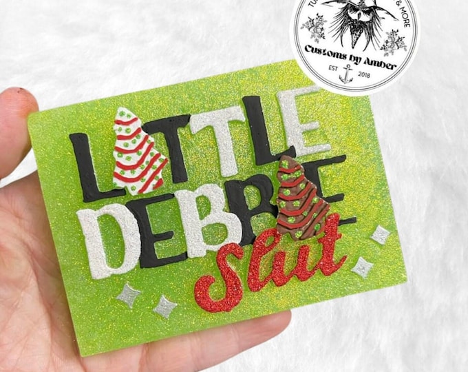 Christmas Car Freshie, Snack Cake Slut