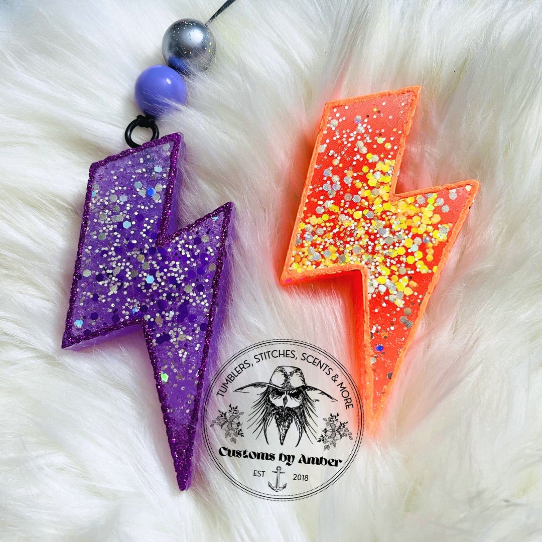 Freshies Lightning Bolt Car Freshie custom Color Cute Car Etsy