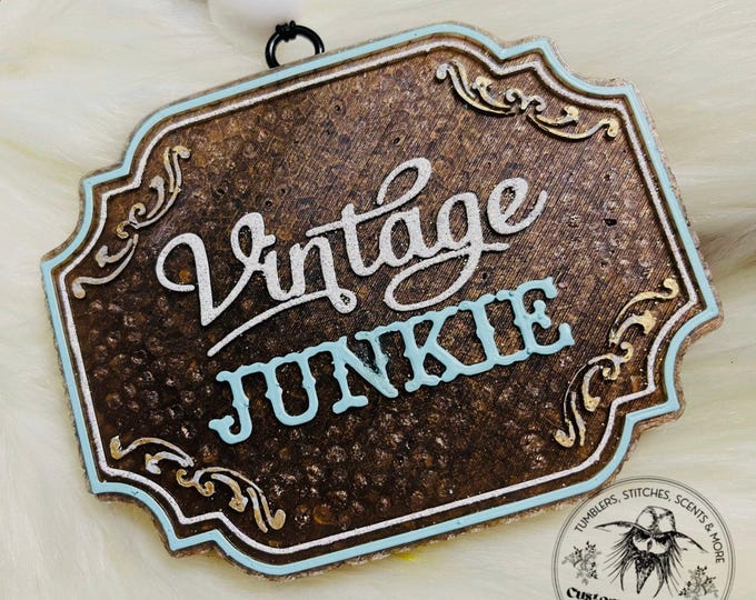 Mama Leopard Lightning Bolt Car Freshie: Shabby Chic Aroma Beads (Retro Air Freshener)