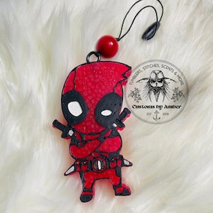 Superhero Car Freshie Comic cute car decor