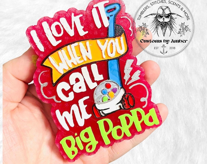 Big Poppa Car Freshie: Handmade Scented Car Decor