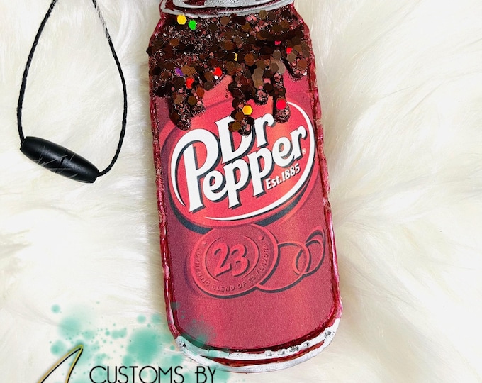 Dr soda Drip Style Soda Can Freshie: Handmade Car Aroma Charm Accessory