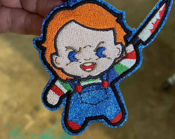 Chucky Keychain Chibi – Horror Movie Bag Charm, Halloween keychains