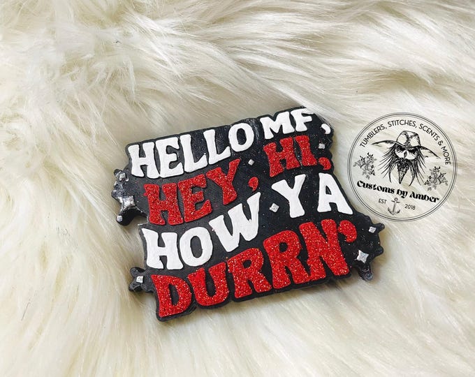 Hello MF Car Freshie, Sassy Quote Air Freshener - Aroma Beads - Funny Vehicle Decor,