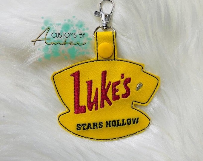 Gilmore Girls Keychain, Luke’s Diner  TV Show bag charm