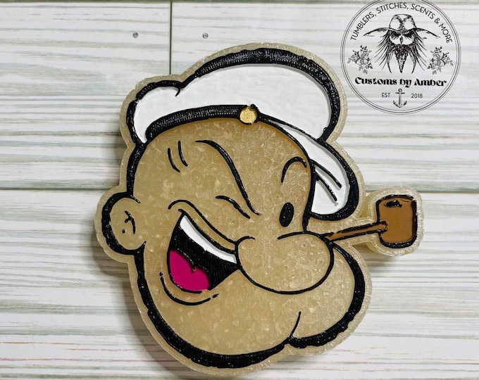 Sailor Cartoon Freshie: 80s Inspired Car Retro Vehicle  Accessory
