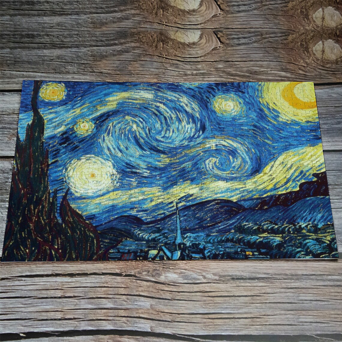500 Pièce The Starry Night Jigsaw Puzzle pour adultes Etsy