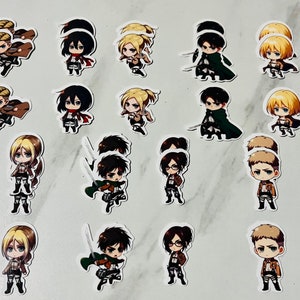 Shingeki No Kyojin Stickers for Sale