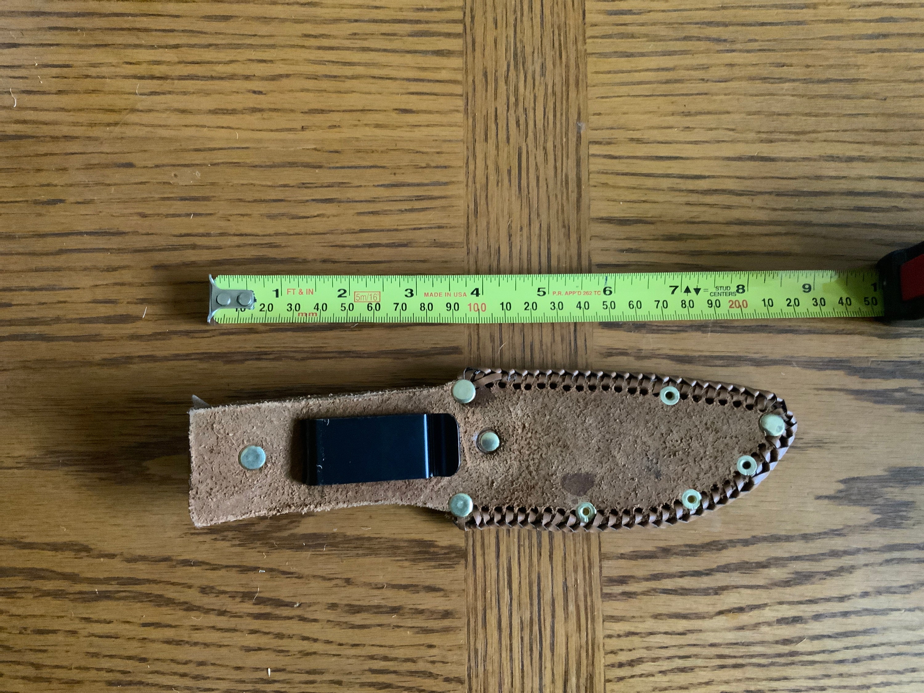 Genuine Leather Knife case with belt clip Etsy