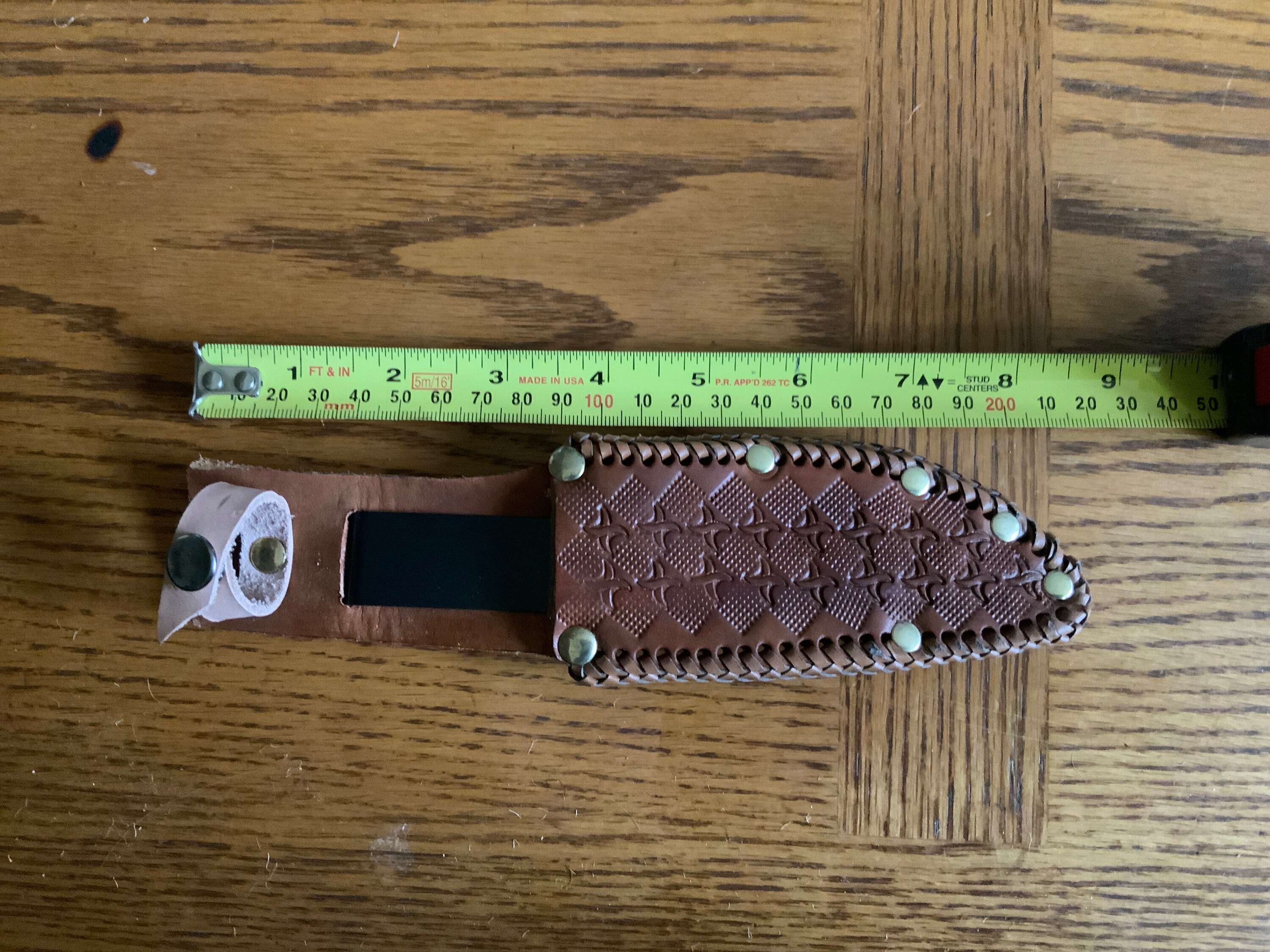 Genuine Leather Knife case with belt clip Etsy