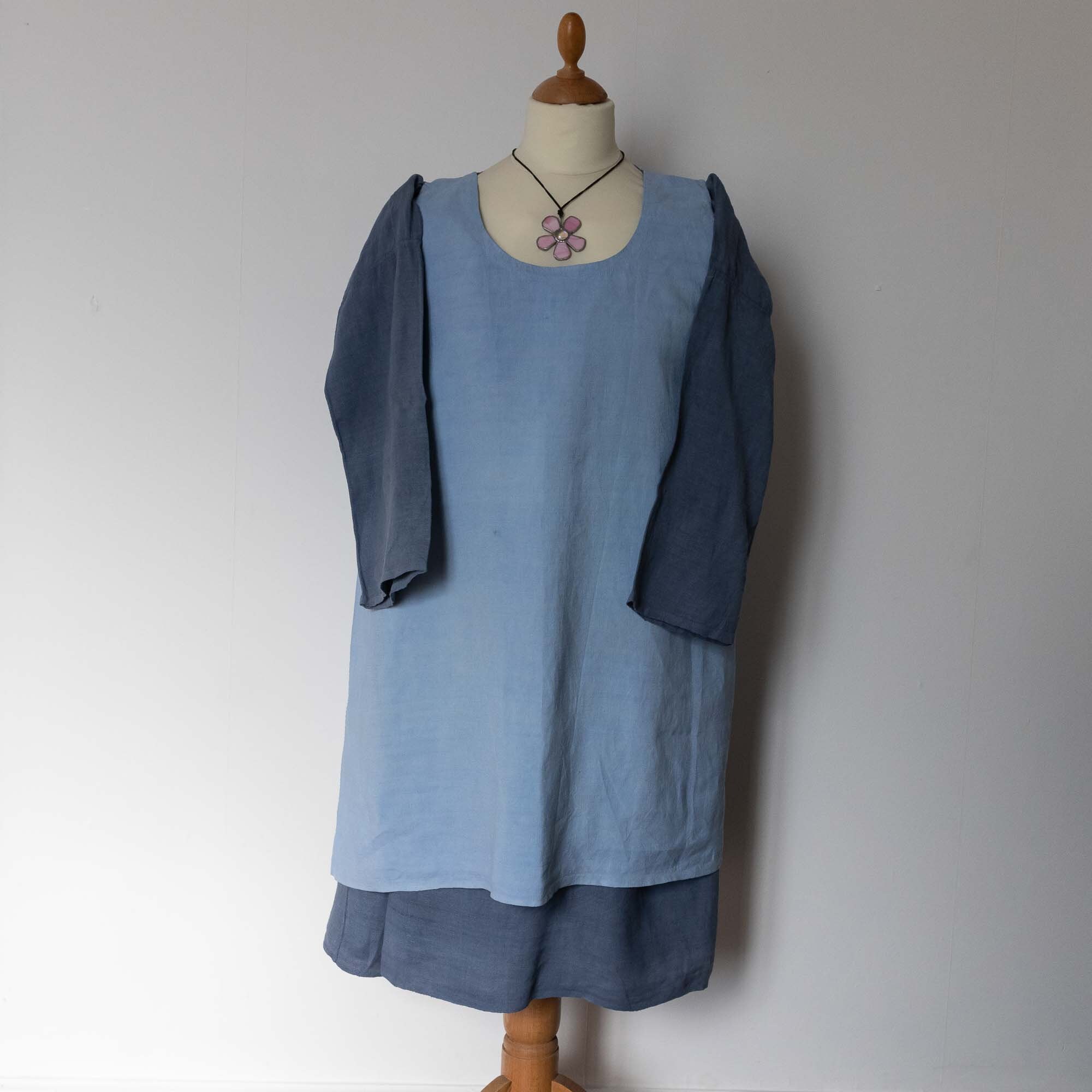 vestido camisero retro