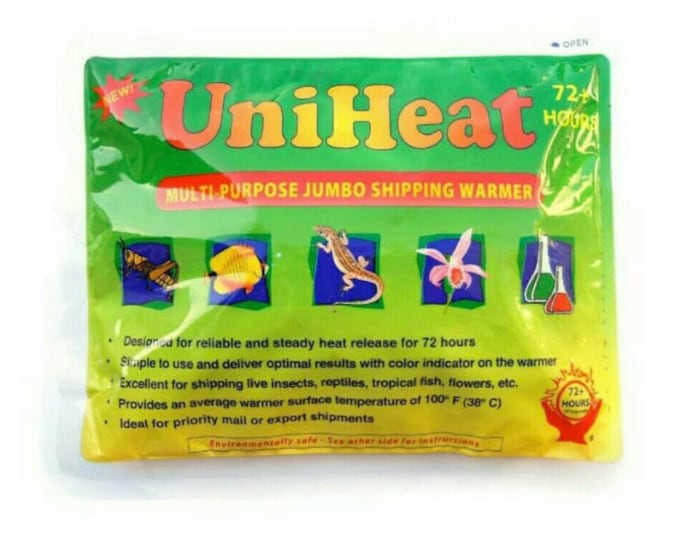 Add on ONLY 72 Hour Heat Pack UniHeat Ship Your Plant Safely in cold weather