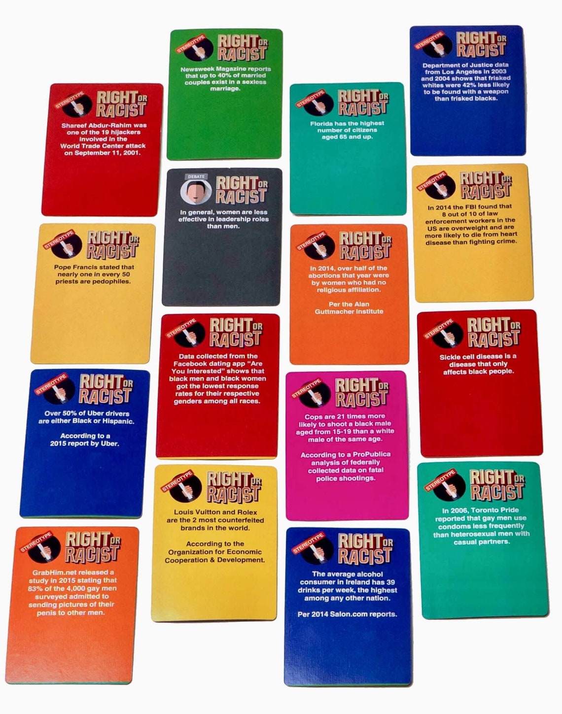 Right or Racist Adult Party Game Gag Gift for Adults - Etsy