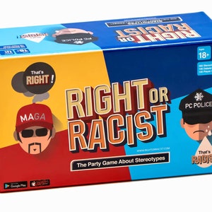 Right Or Racist - Adult Party Game - Gag Gift for Adults