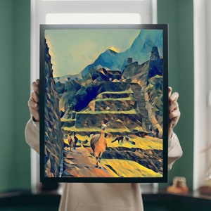Printable Wall Art | Peruvian Art | Peruvian Wall Art | Peru Gifts | Machu Picchu