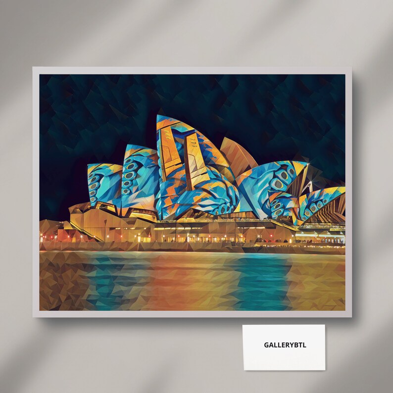Printable Wall Art Australian Art Sydney Australia Opera House Etsy