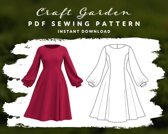 latest long dress patterns