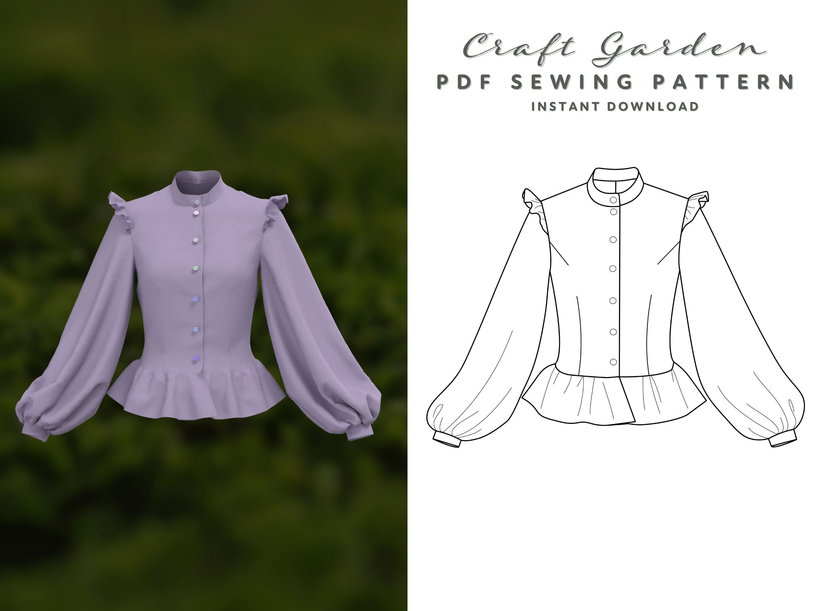 36+ Designs Sewing Pattern Poets Shirt KorlaKynadie