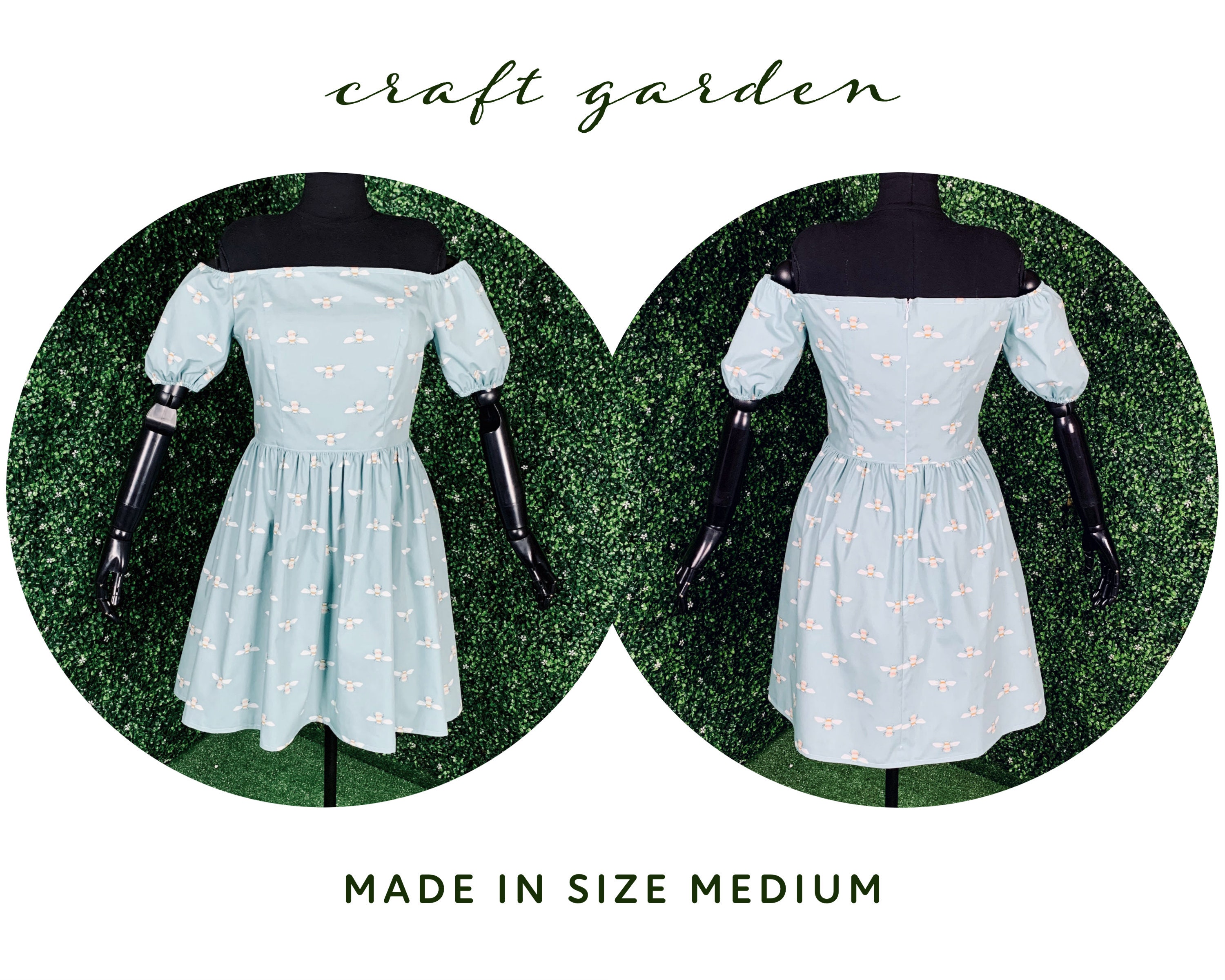 Peony Dress Sewing Pattern PDF Sewing Pattern Womens Etsy