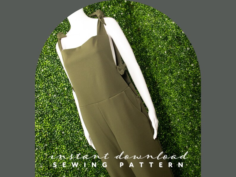 Clover Overalls PDF Sewing Pattern Womens XS4XL Dungarees Etsy