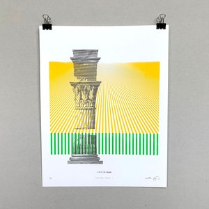 Corncob Order 1 Limited Edition Handmade Silkscreen Print (11x14 inches)