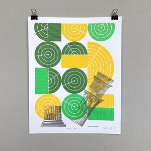 Corncob Order 2 Limited Edition Handmade Silkscreen Print (11x14 inches)