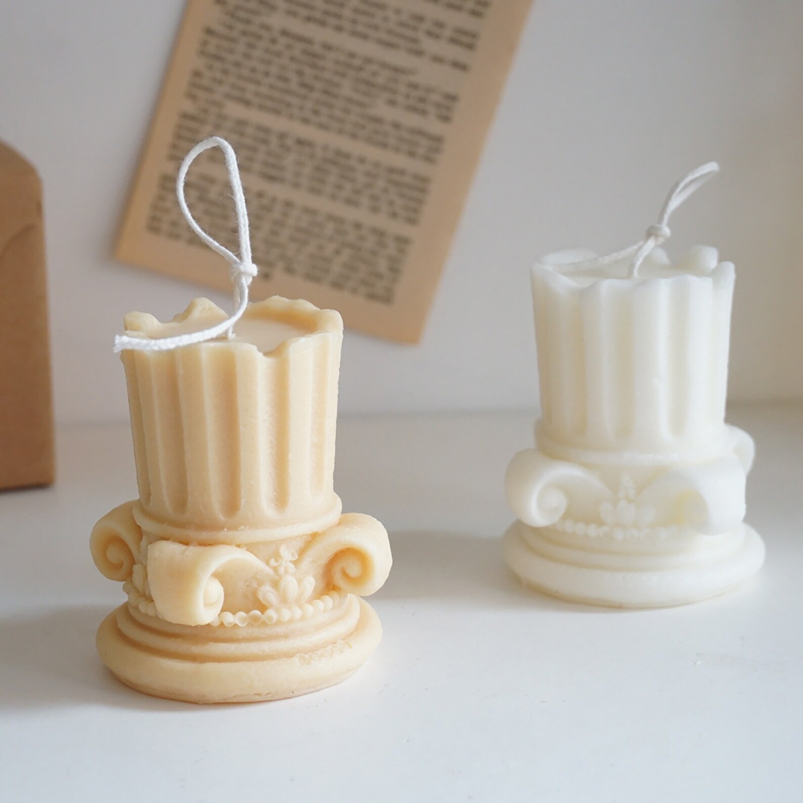 Roman candles scented candleshandmade giftsDIY Etsy