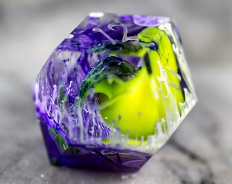 Agonising Blast: Handmade Dice Set, TTRPG, DND5E, Pathfinder - Painted to order