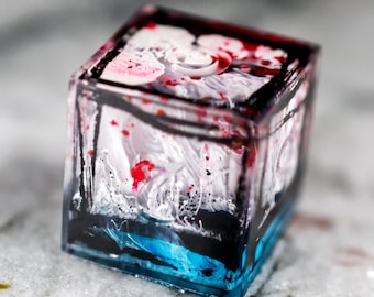 Broken Borders of the Hells: Handmade Dice Set, TTRPG, DND5E, Pathfinder