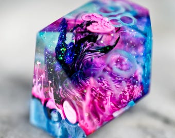 Faerie Fire: Handmade Dice Set, TTRPG, DND5E, Pathfinder
