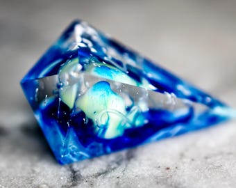 Tekeli-li:Handmade Sharp-Edge Dice TTRPG, DND, Pathfinder - Painted to Order