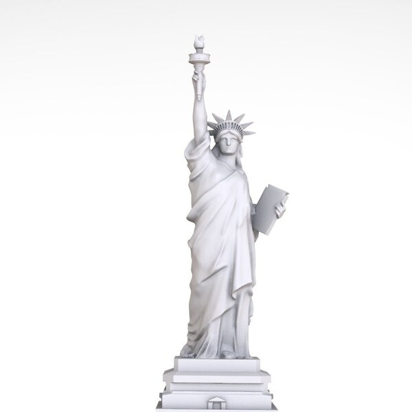 Statue Of Lberty Souvenrs Memorabla Resn Fgurne Neoclasscal