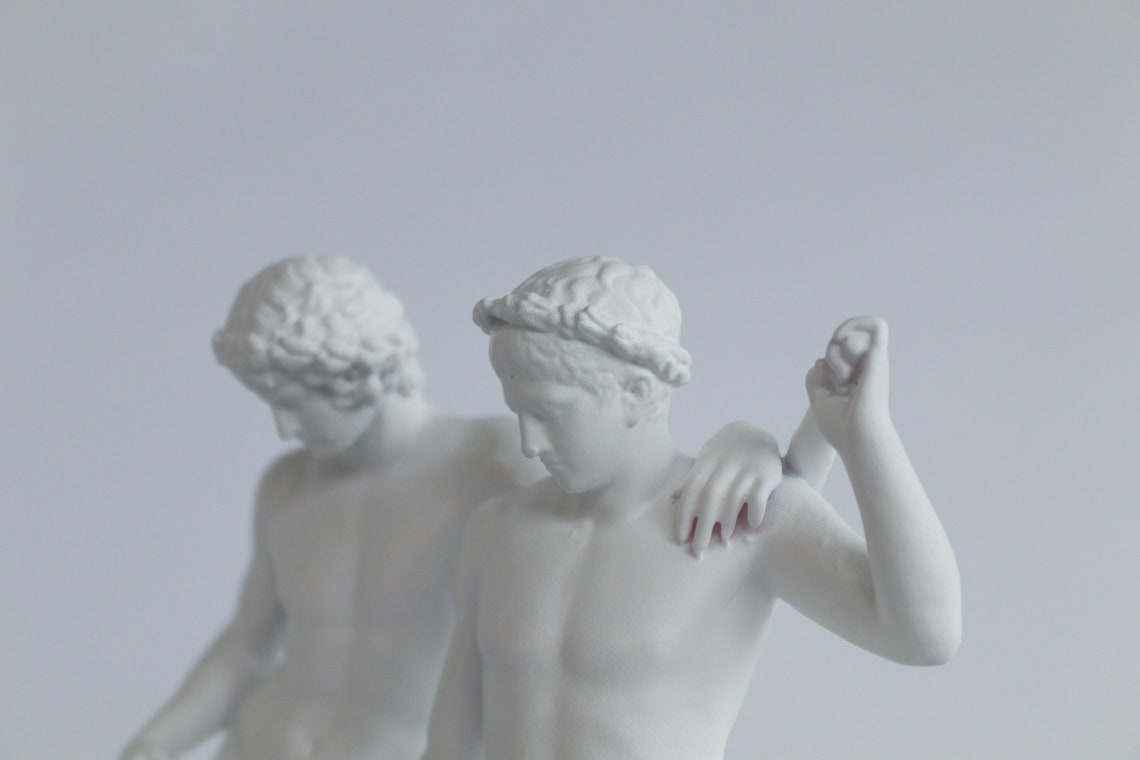 Castor and Pollux Famous Statues Famous Greek Statues Etsy