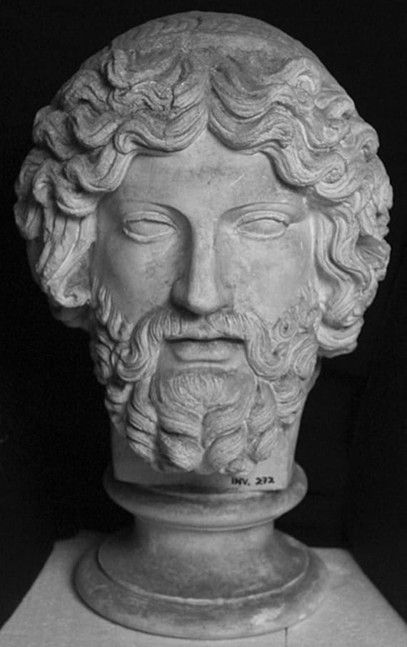 Bearded Diety Table Sculptures Head Statue Head Sculpture Etsy