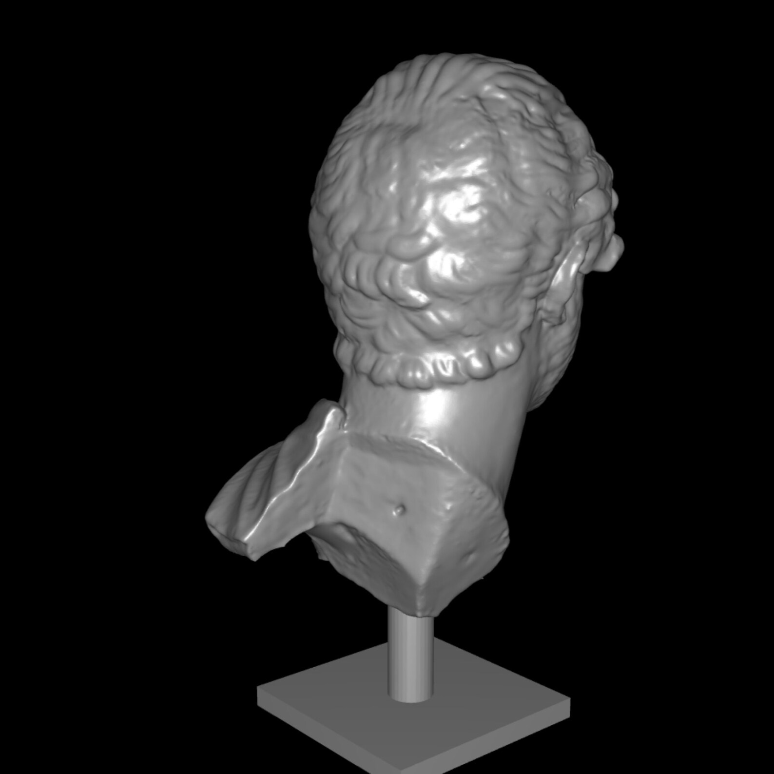 Hadrian Bust 3d Printed Mini Statue Home Decoration Museum Etsy