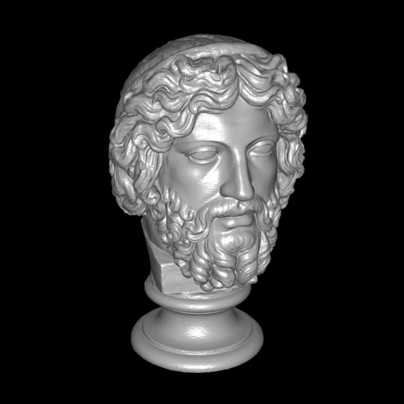 Bearded Diety Table Sculptures Head Statue Head Sculpture Etsy