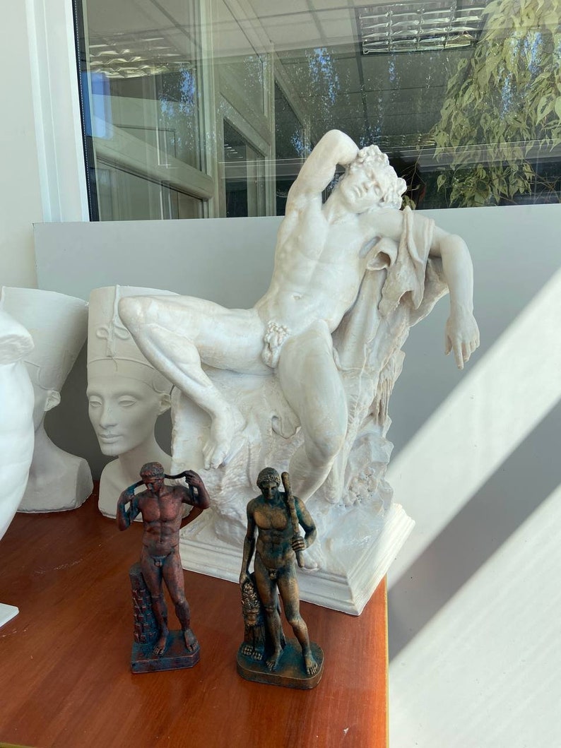 Barberini Faun Classic Sculptures Ancient Greek Art Plastic Etsy Ireland