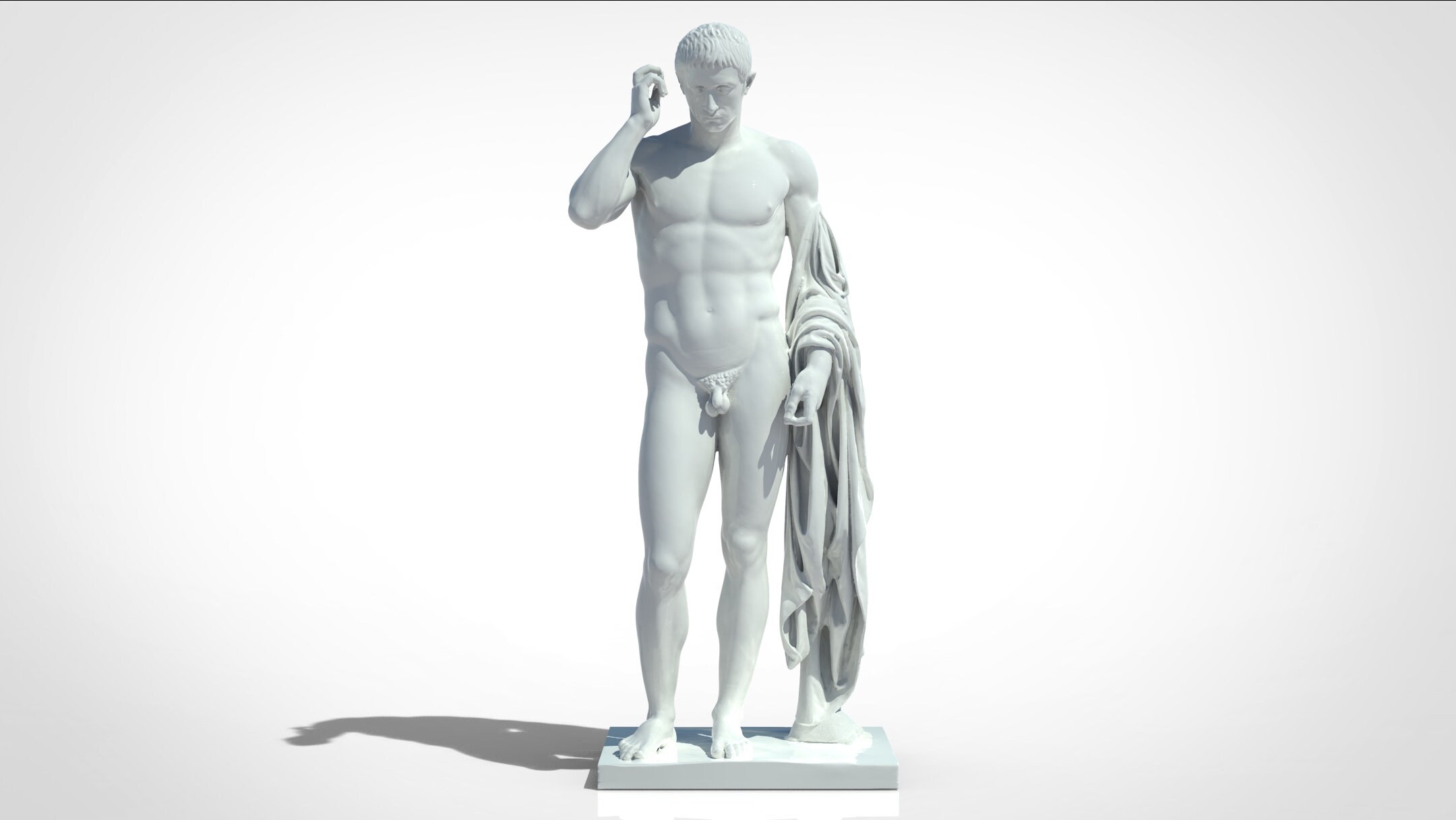 Marcellus as Hermes Logios Classical Statues Man Statue Etsy Canada