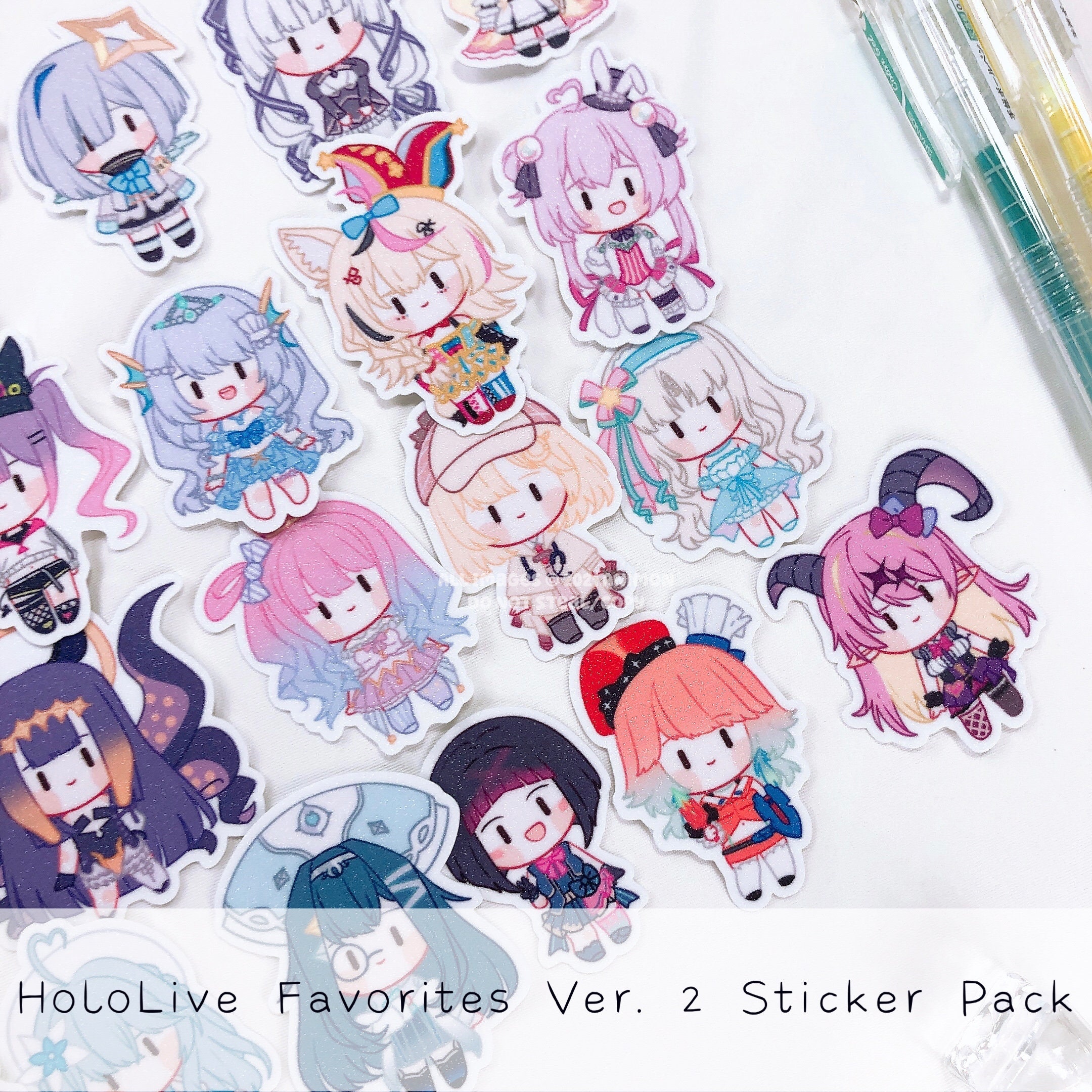 Hololive Favorites Decal Vinyl Sticker Pack - Etsy Israel