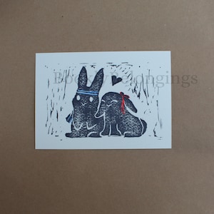 Grandmaster of Demonic Cultivation Stamp Print Art - Wangxian - Mo Dao Zu Shi - MDZS - Wei Wuxian - Wei Ying - Lan Wangji - Lan Zhan
