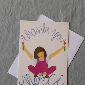 parties, thanks, thank you, thank you, party, birthdays, snacks, double card with white interior, invitation