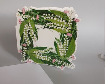 muguet et œillets de poète, fleurs, 1er mai,fête
