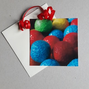 carte de voeux la fête foraine bubble gum,carte double intérieur blanc