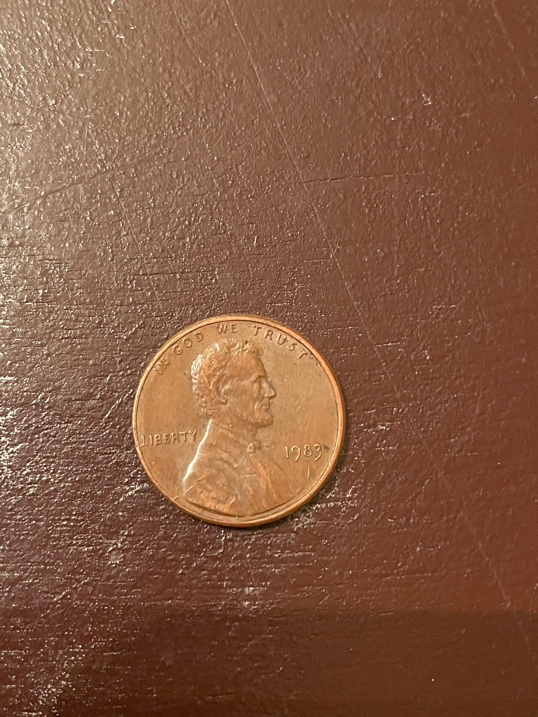 1983 Penny With No Mint Mark - iyus5tq