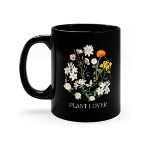 PLANT LOVER - 11oz Black Mug