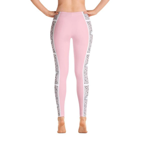 Rainbow Trout Leggings pink Fly Fishing, Gym, Workout, Fitness