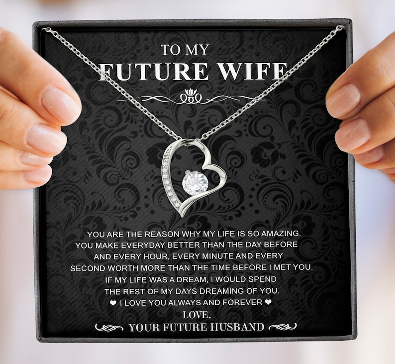 To My Future Wife Necklace Girlfriend Necklace Gift for Etsy